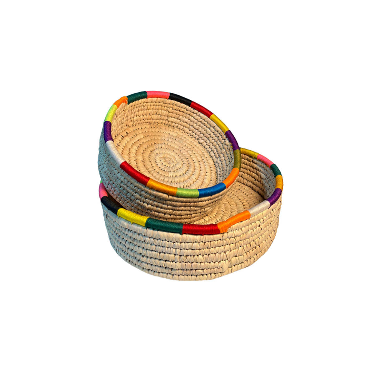 Swadeh Prism Rim Basket Organizer (Set of 2)