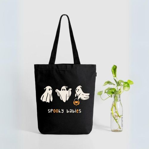 EcoRight Canvas Tote Bag with Zip Spookie