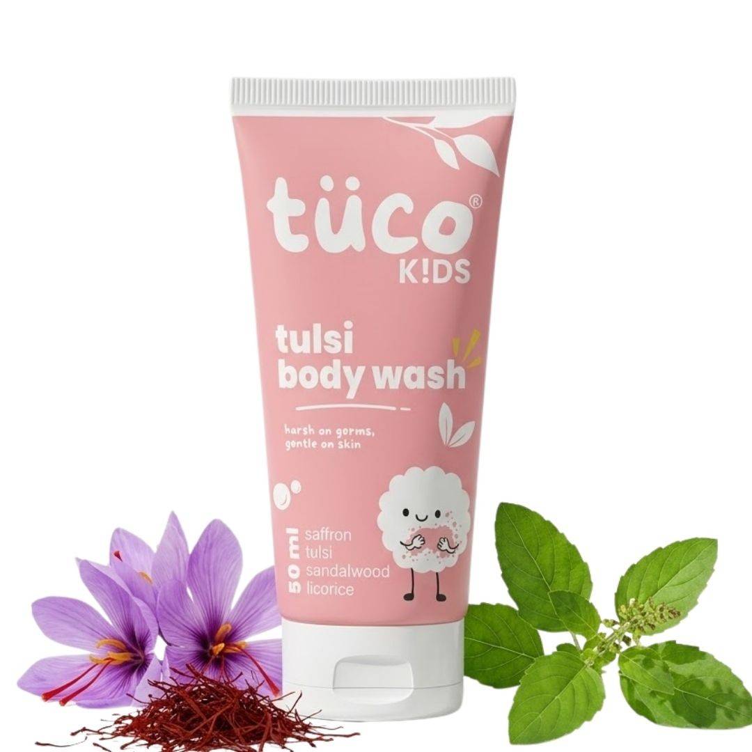 Tuco Kids Body Wash for Kids, with Sandalwood & Tulsi
