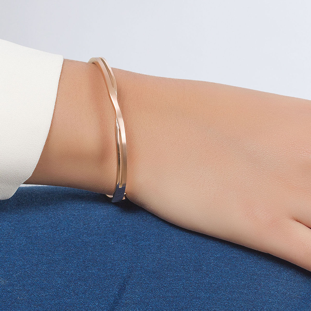 Fablestreet Dual Finish Rose Gold Bracelet Buy Fablestreet Dual Finish Rose Gold Bracelet