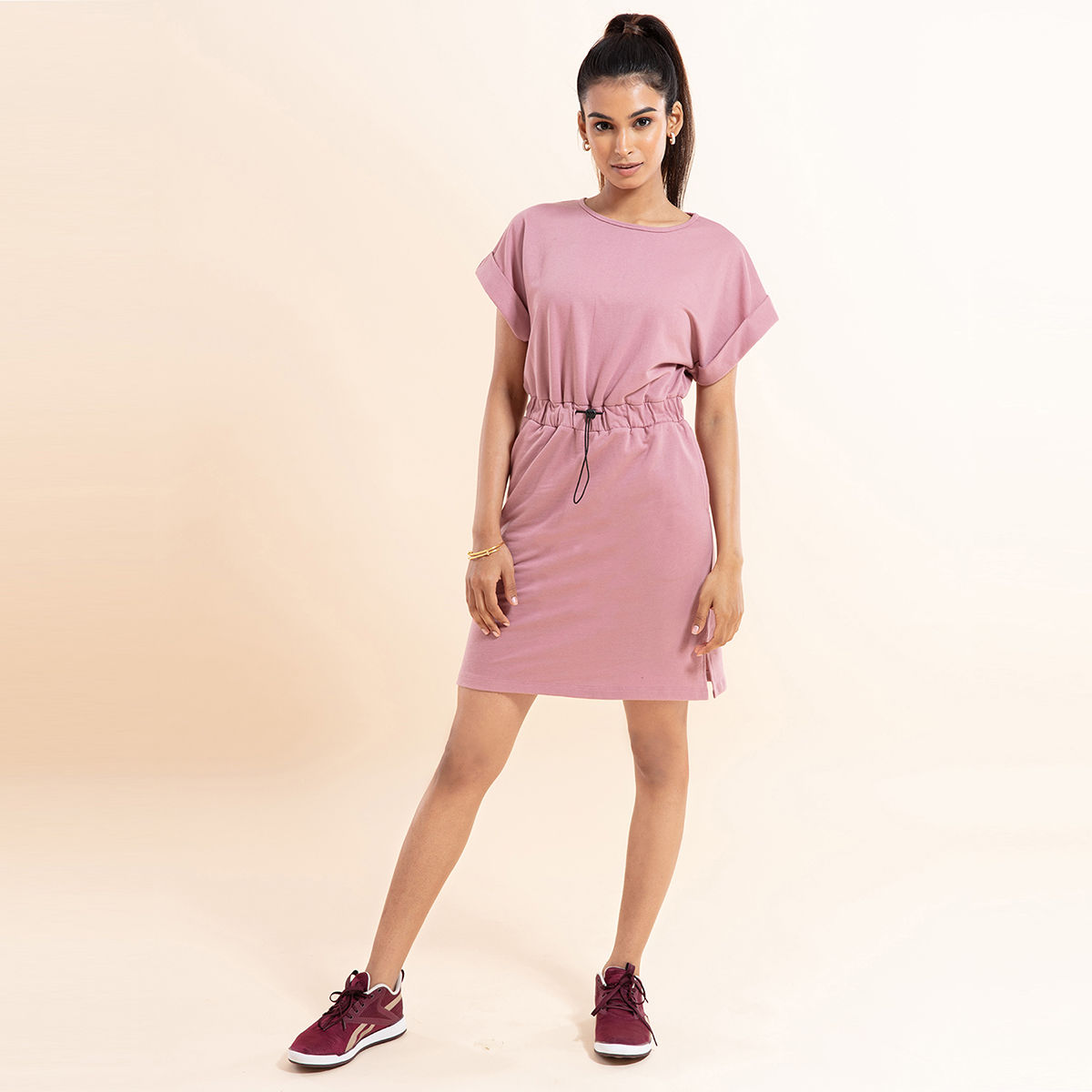 mauve sheath dress