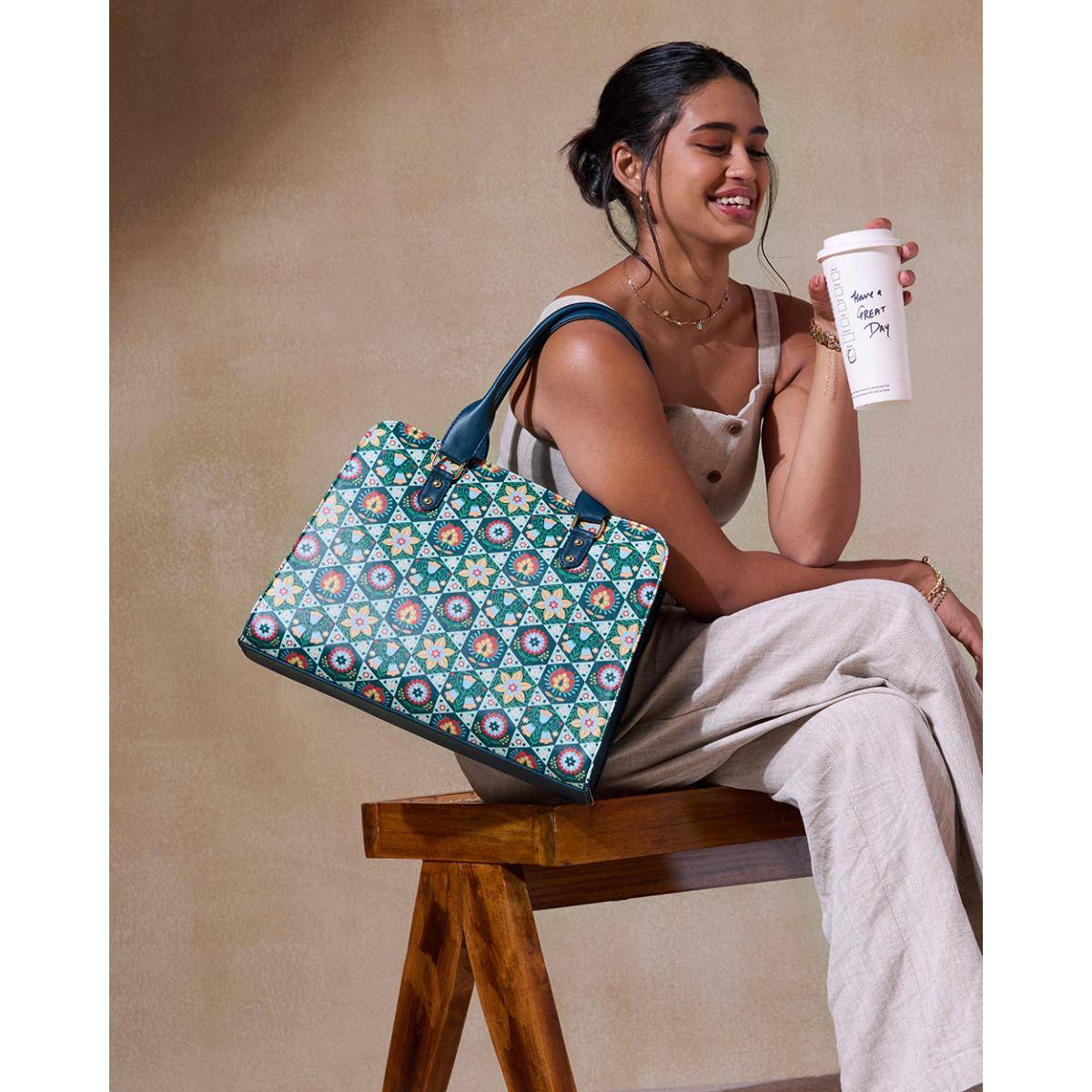 Chumbak The Naples Mini Tote Bag - Floral
