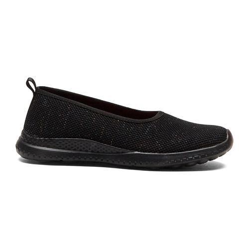 Buy Campus JOYCE Women Black Slip-On Walking Shoes Online