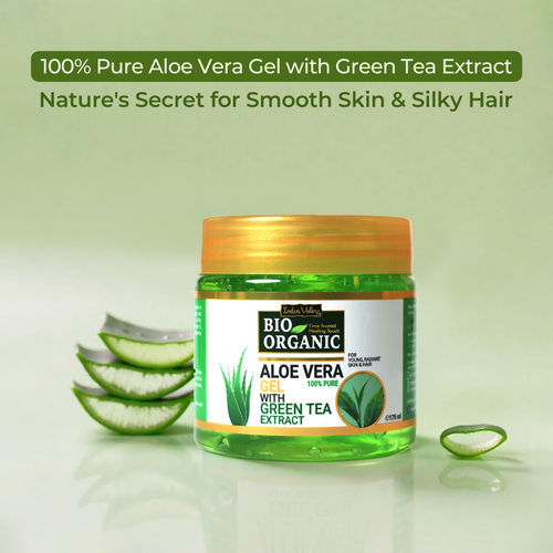 Indus Valley Aloe Vera Gel Organic Skin & Hair Hydration, Scalp Moisturizing