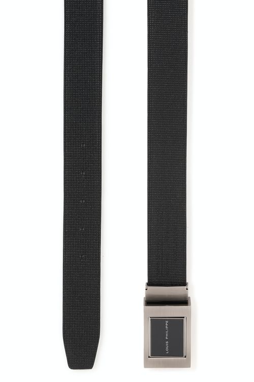Buy Louis Philippe Black Reversible Belt Online - 801675