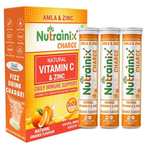 Nutrainix Charge Vitamin C Antioxidant 1000mg Tablets Orange Flavour Buy Nutrainix Charge Vitamin C Antioxidant 1000mg Tablets Orange Flavour Online At Best Price In India Nykaa