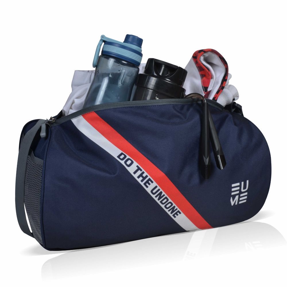 EUME Proline Polyster 17.5 Inch Gym Bag (Navy Blue)