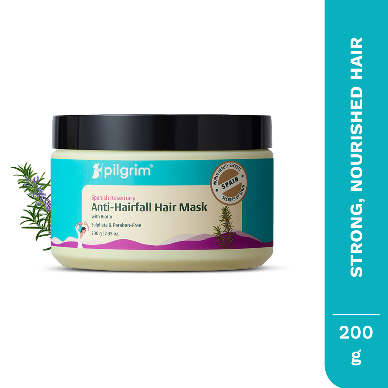 Pilgrim Spanish Rosemary Anti Hairfall Hair Mask