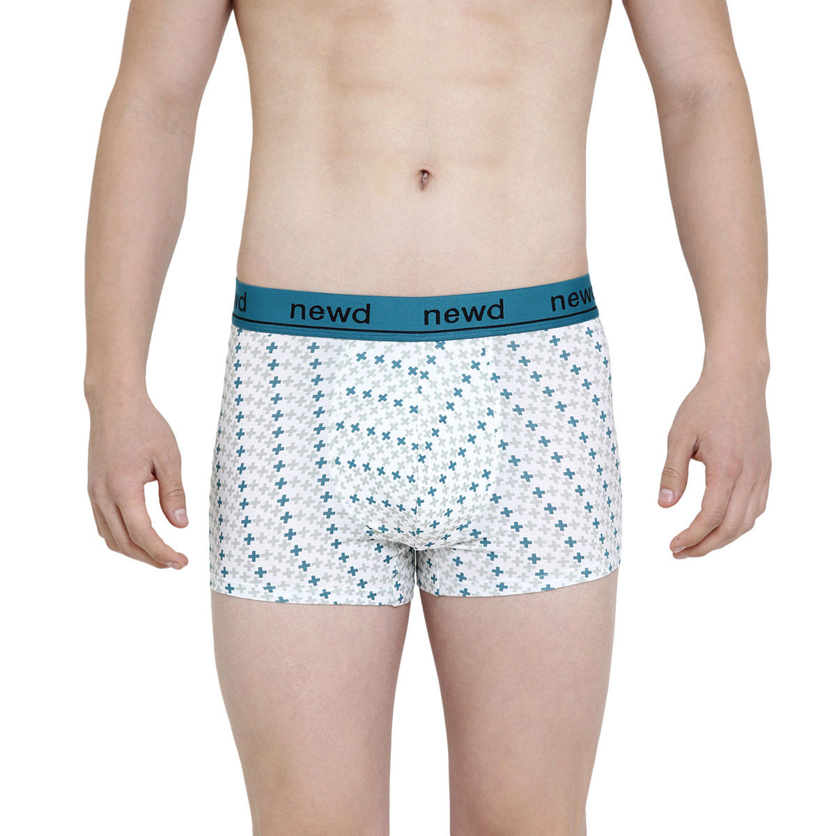 NEWD Printed White Underwear Trunk For Men's White: Buy NEWD Printed ...