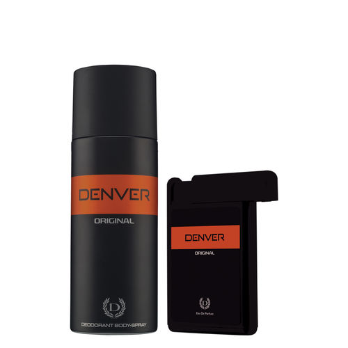 Denver Original Deo Original Pocket Perfume Combo 150ml 18ml Buy Denver Original Deo Original Pocket Perfume Combo 150ml 18ml Online At Best Price In India Nykaa Buy cosmetics & beauty products online from nykaa, the online shopping beauty store. denver original deo original pocket perfume combo 150ml 18ml