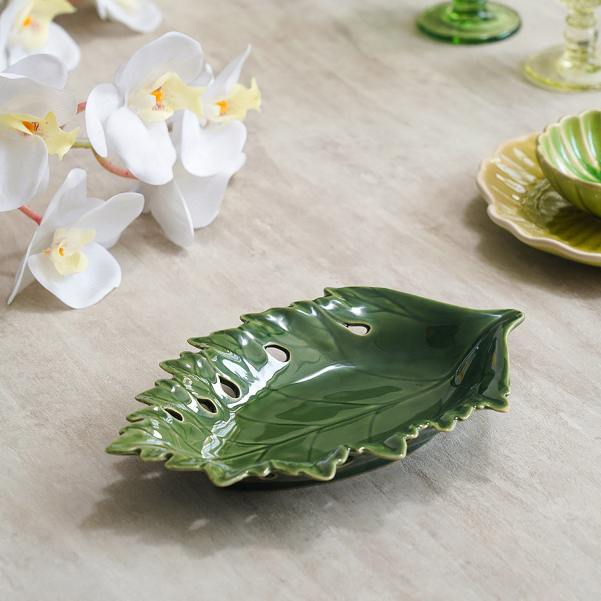 Pure Home + Living Oak Leaf Plate Buy Pure Home + Living Oak Leaf