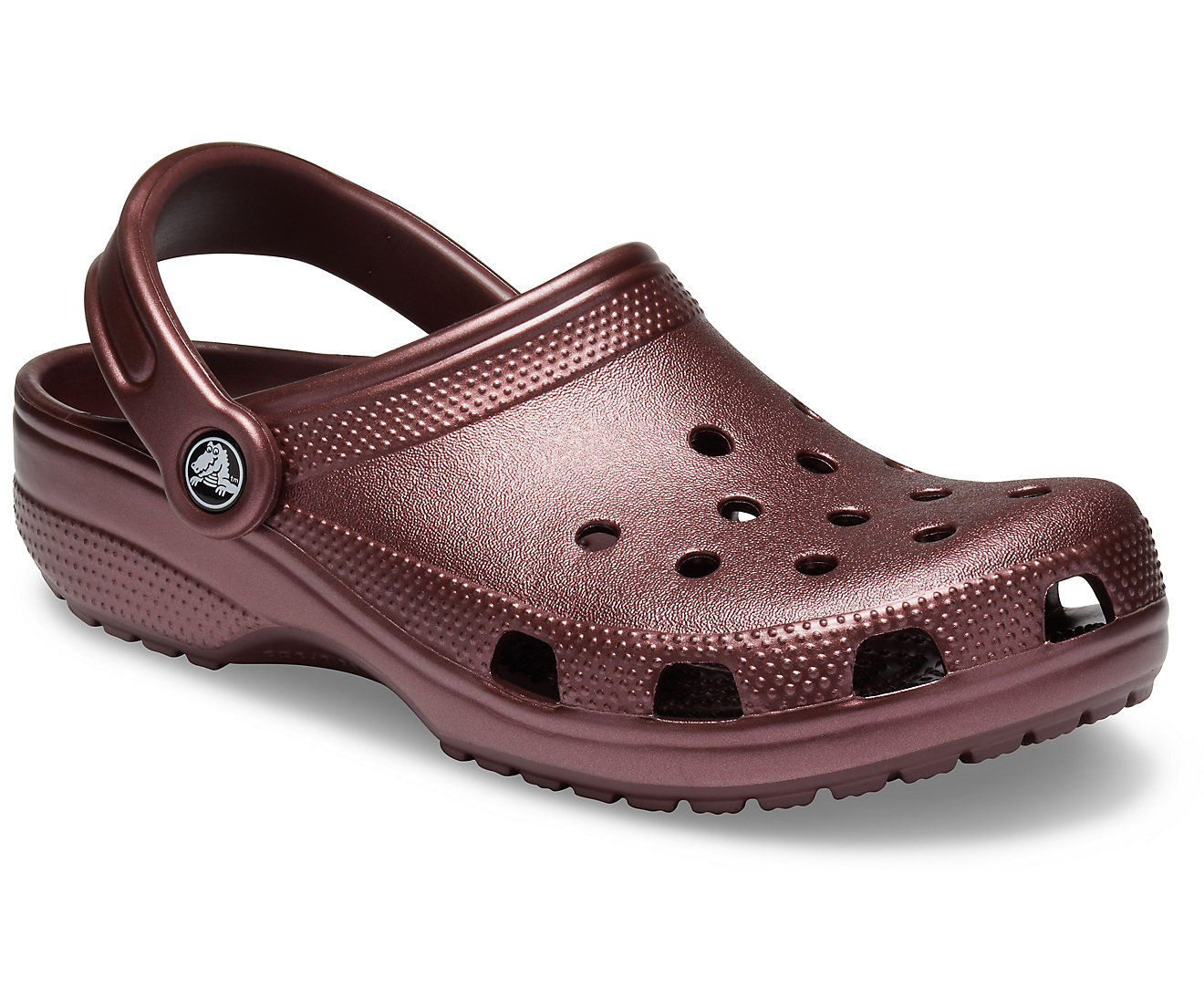 Metalic crocs best sale