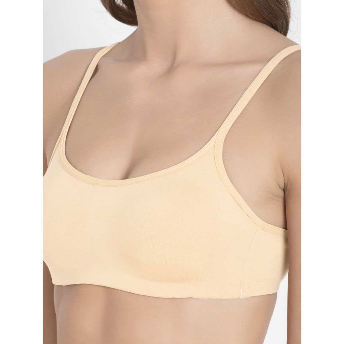 Jockey Ss12 Wirefree Non Padded Cotton Elastane Full Coverage Beginners Bra Skin Buy Jockey 2342