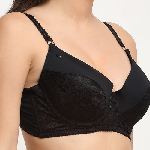 Buy Makclan Bust your Buttons Brassiere - Black Online