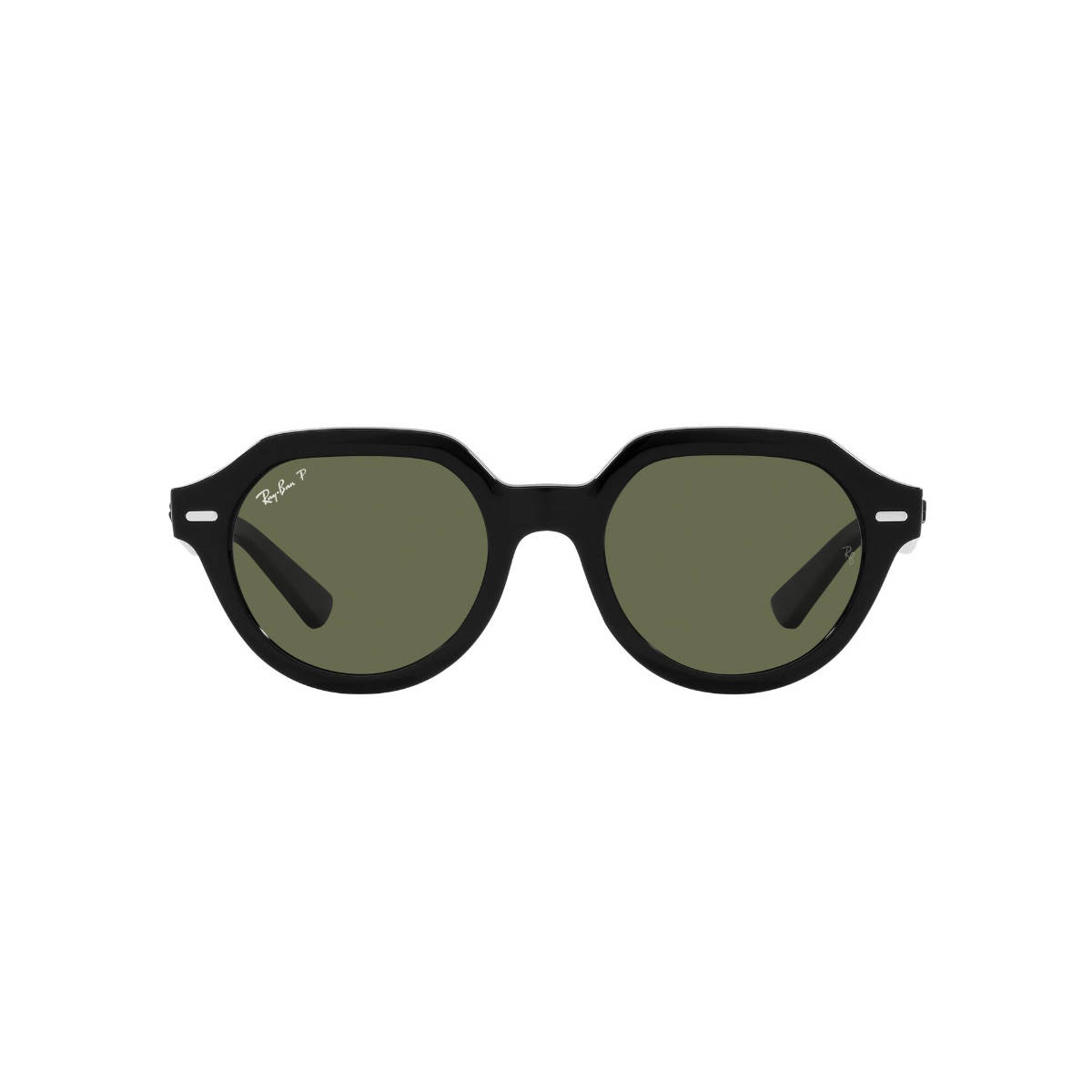 Ray-Ban Black Sunglasses 0Rb4399 - Square - Black Frame - Green Lens (53)