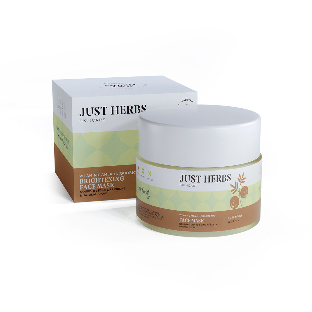 Buy Just Herbs Vitamin C Amla + Liquorice Root Face Mask Online