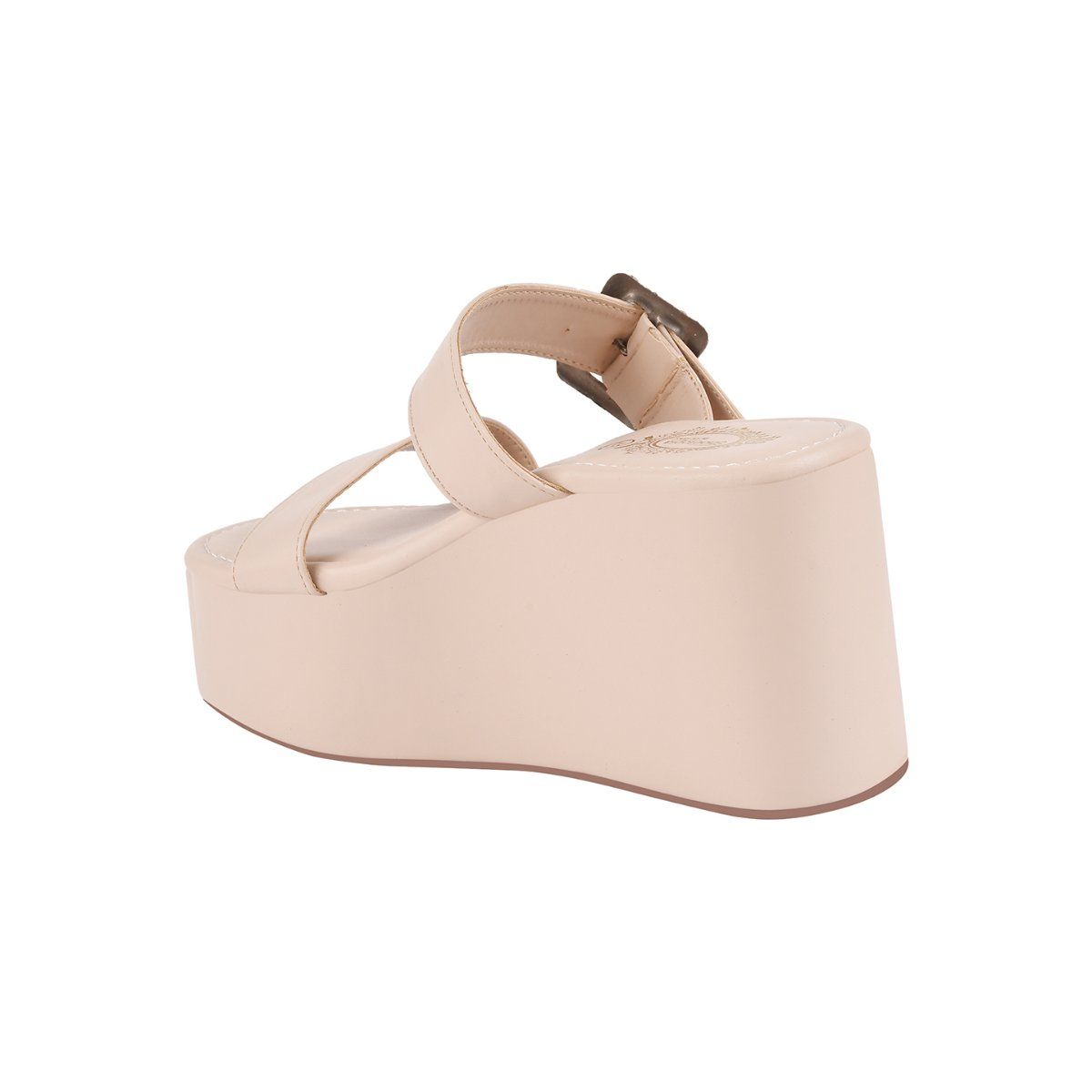 Cream platform sandals hot sale