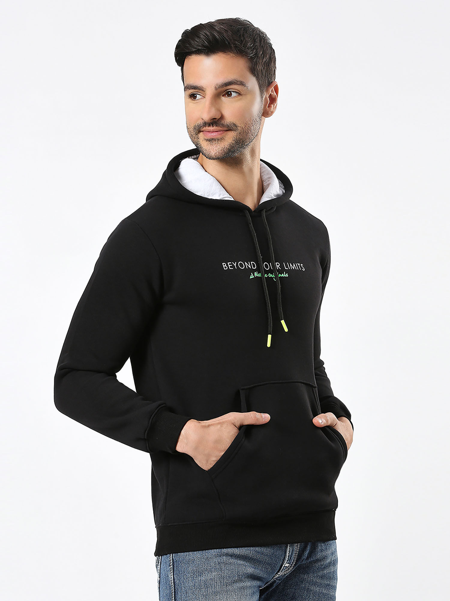 Buy ALSTYLE Hoodie Black Color for Mens Online