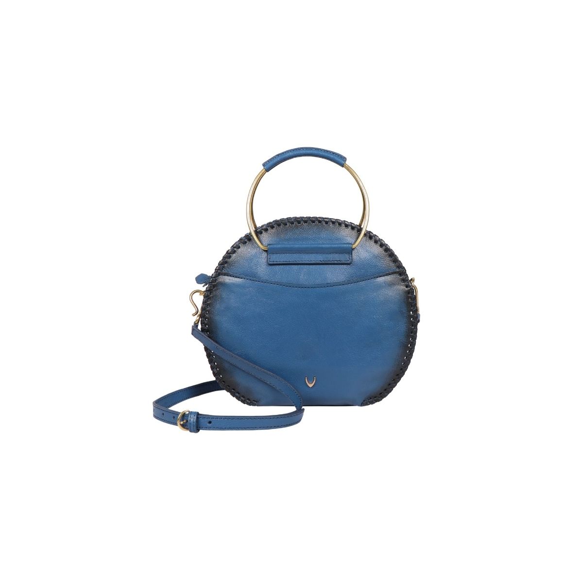 Buy Hidesign Cupertino-Croco Blue Solid Medium Shoulder Handbag Online At  Best Price @ Tata CLiQ