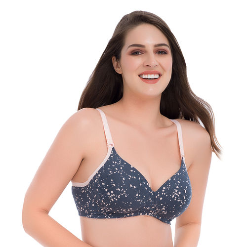 Buy Groversons Paris Beauty Light Padded Cotton Rich Bra Pack of 2