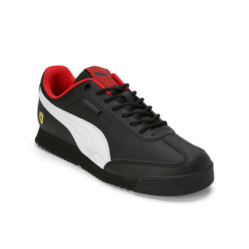Puma Ferrari Roma Via Unisex Black Sneakers