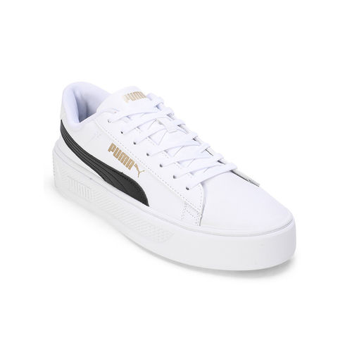 Puma Smash Platform V3 Women's White Sneakers (UK 6)