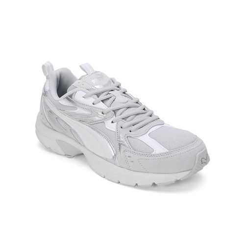 Puma Milenio Tech Suede Unisex Grey Sneakers (UK 3)