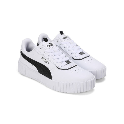 Puma Carina Lux Women's White Black Sneakers (UK 4)