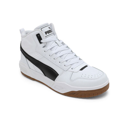 Puma Rbd Tech Mid Unisex White Sneakers (UK 3)