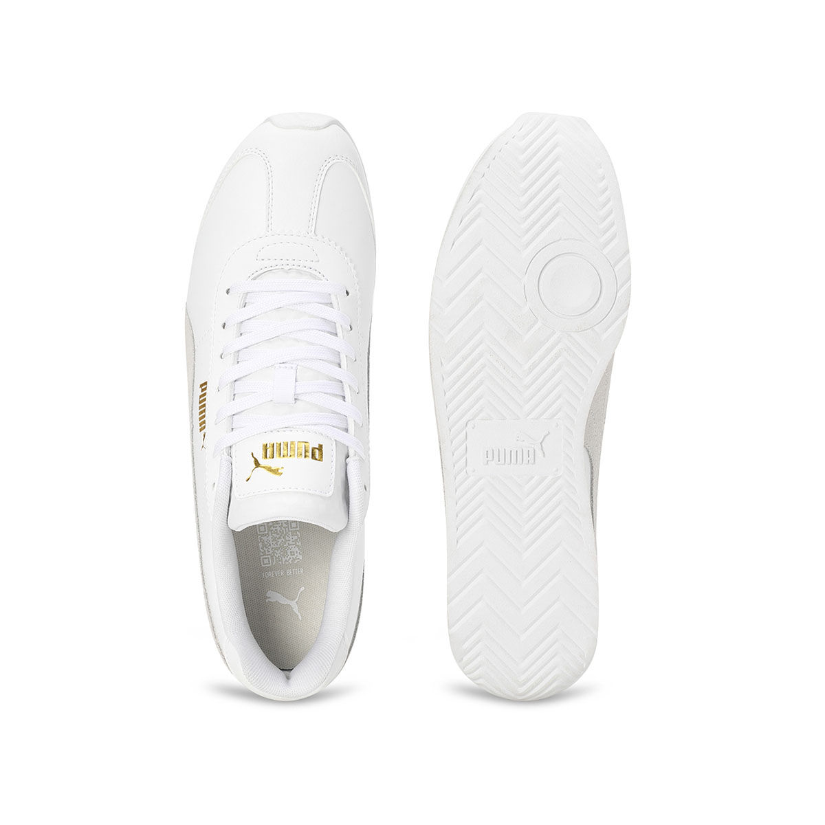 Buy Puma Turin 3 Golazo Unisex White Sneakers Online