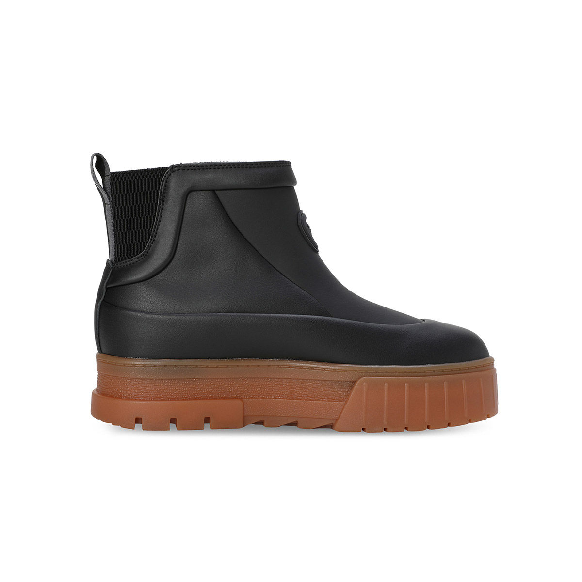 Buy Puma Mayze Wellis Boot Lth Women's Black Sneakers Online