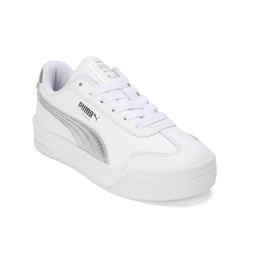 Puma Roma Feminine Metallic Women's White Sneakers (UK 4)