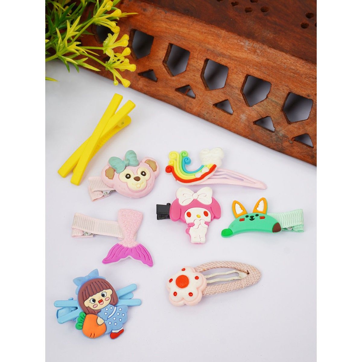 Baby Hair Clip & Rubber Set Online | Gifts to Nepal | Giftmandu