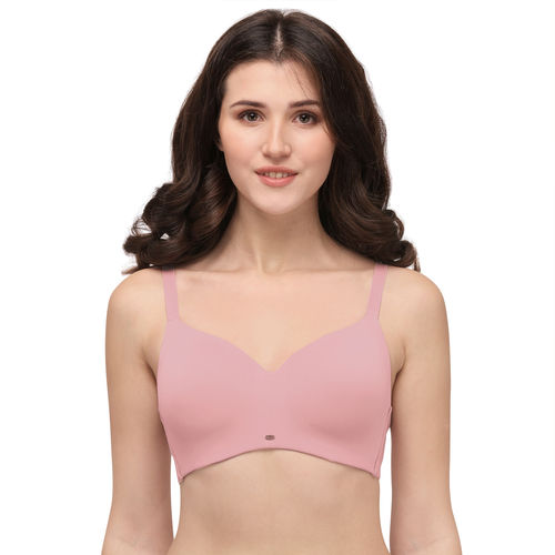 Full Coverage Padded Non-Wired Ultra Soft Seamless Bra-Mist (32B
