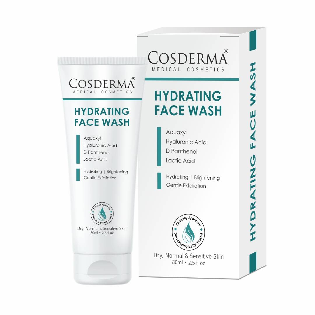 COSDERMA Hydrating Face Wash Gentle Cleanser With Hyaluronic Acid