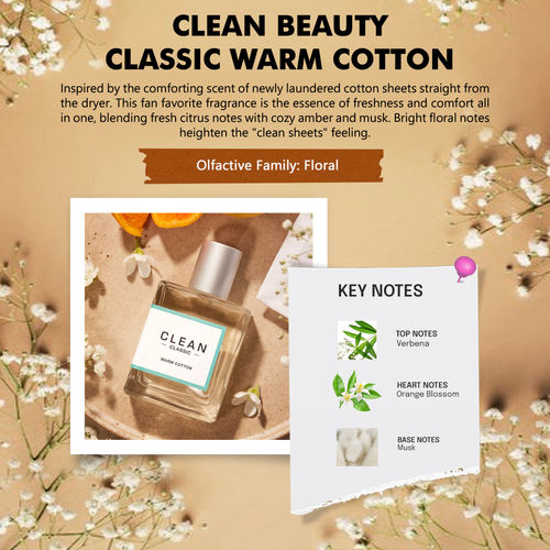 Warm Cotton Clean Scent Perfumes Clean Beauty Clean Classic Warm
