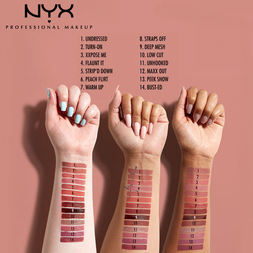 NYX - Lip Lingerie Matte Liquid Lipstick xxl - Undressed – Makeup