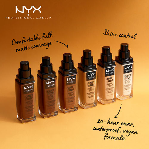 Buy NYX Professional Makeup Can't Stop Won't Stop Full Coverage Foundation  Online