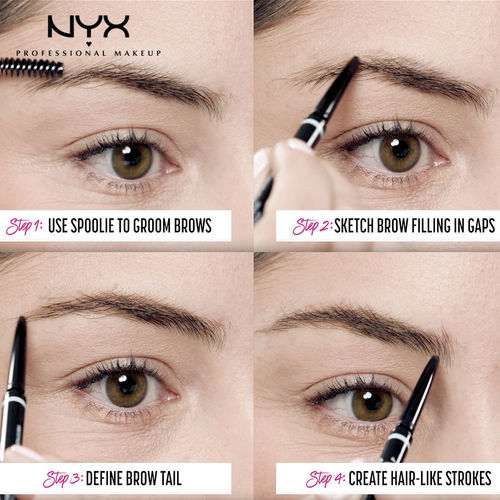 NYX PROFESSIONAL MAKEUP Micro Brow Pencil Black