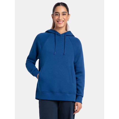 Jockey Women's Side Slit Pullover Sweatshirt - French Terry Comfort With Thumb Holes