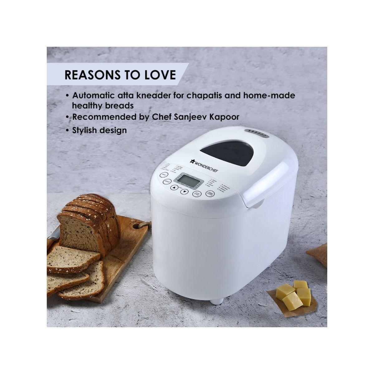 Wonderchef Regalia Atta Kneader & Bread Maker 550W Buy Wonderchef