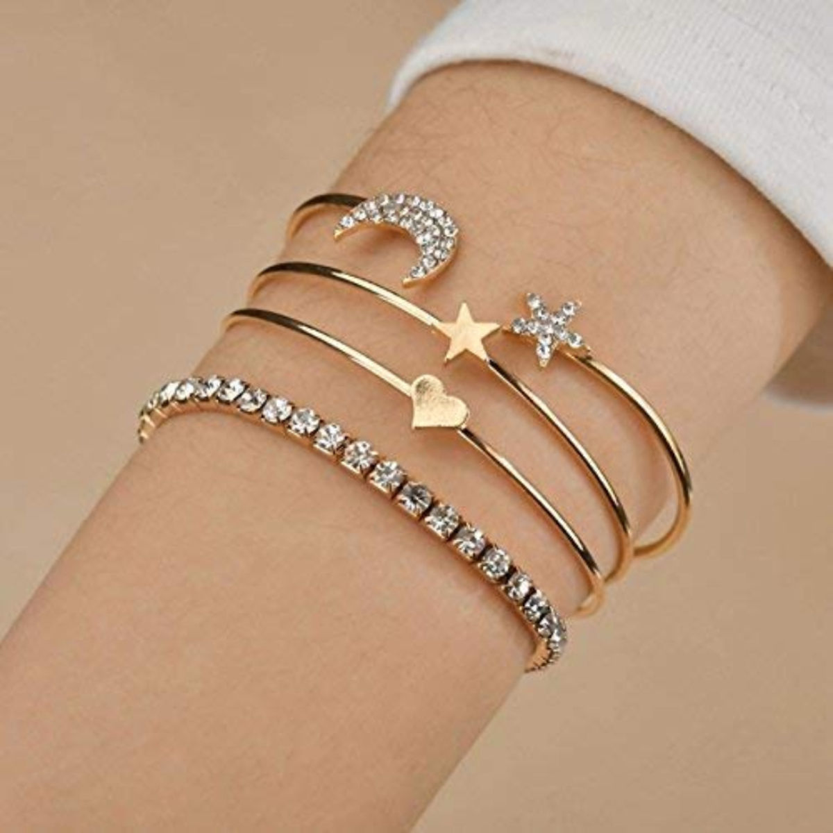 BIJOUONE rose gold curved anchor bracelet  neutral nautical sailor wind   send her boyfriend a gift  anchor bracelets  genuine leather bracelet   Shop BIJOUONE Bracelets  Pinkoi