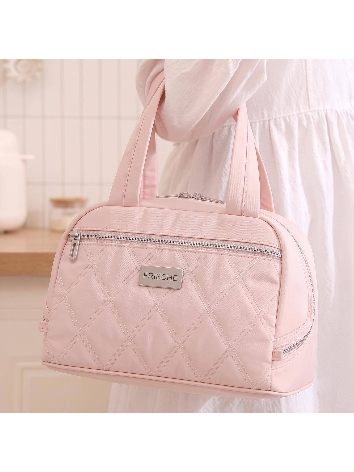 House of Quirk Pink Thermal Lunch Bag For Office