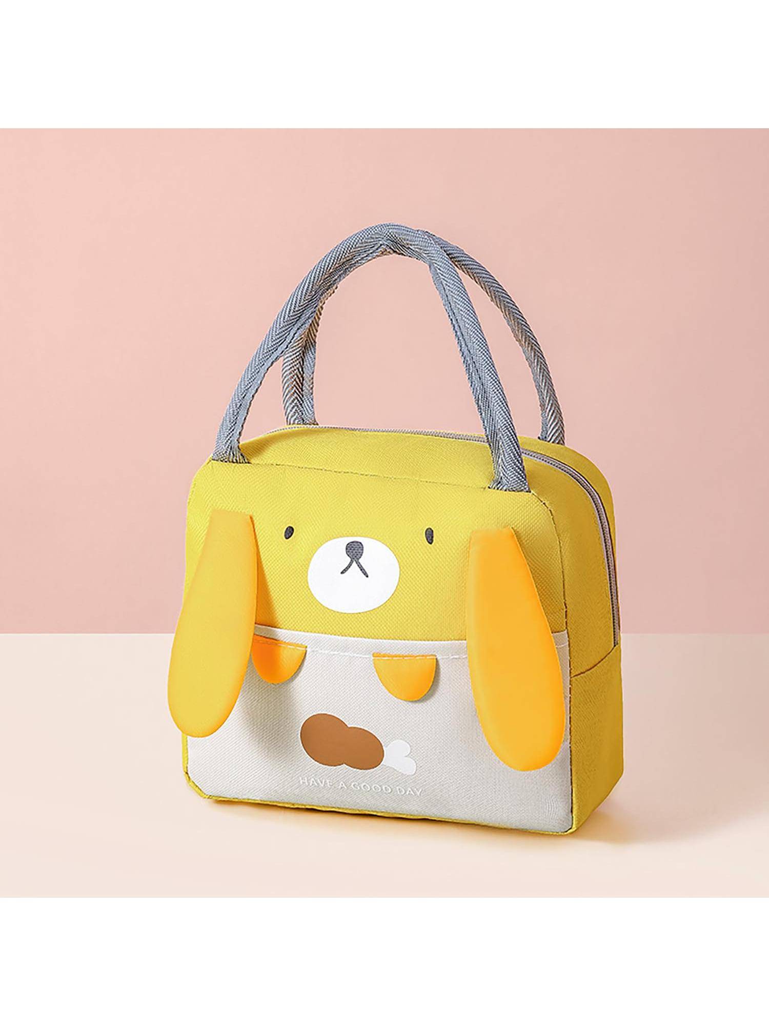 House of Quirk Yellow Leak Resistant Lunch Bag