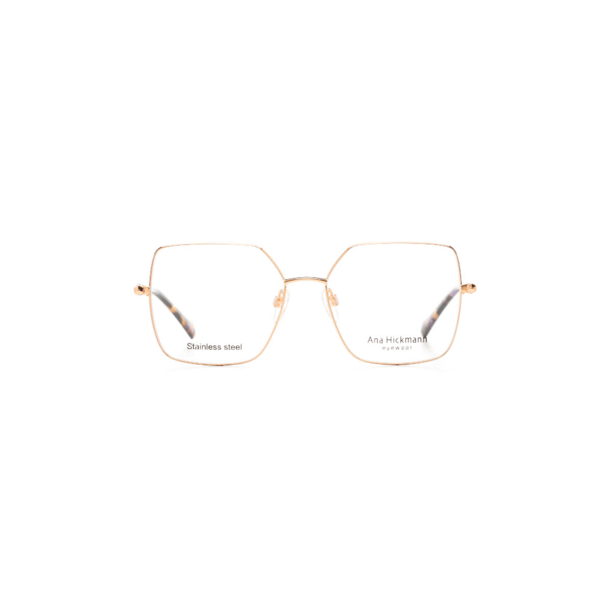 Ana Hickmann Women Eyewear Gold Metal Frame (AH145801AFR) (55)
