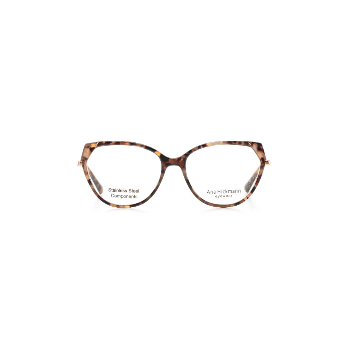 Ana Hickmann Women Eyewear Brown Acetate Frame (AH6465G21FR) (55)