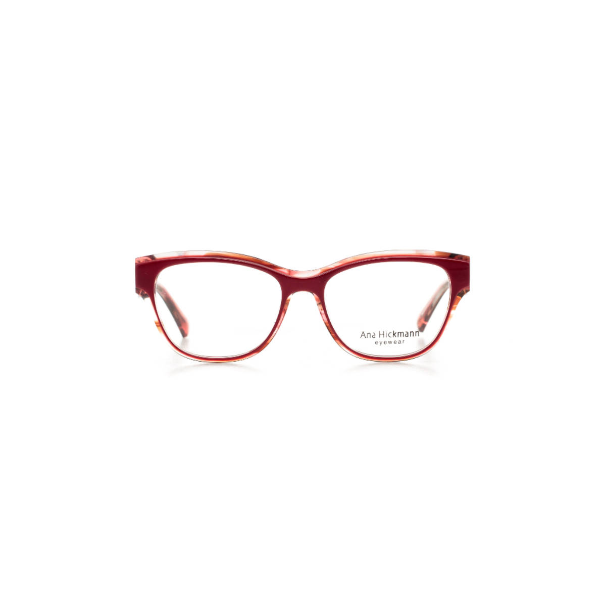 Ana Hickmann Women Eyewear Red Acetate Frame (AH6472H03FR) (54)