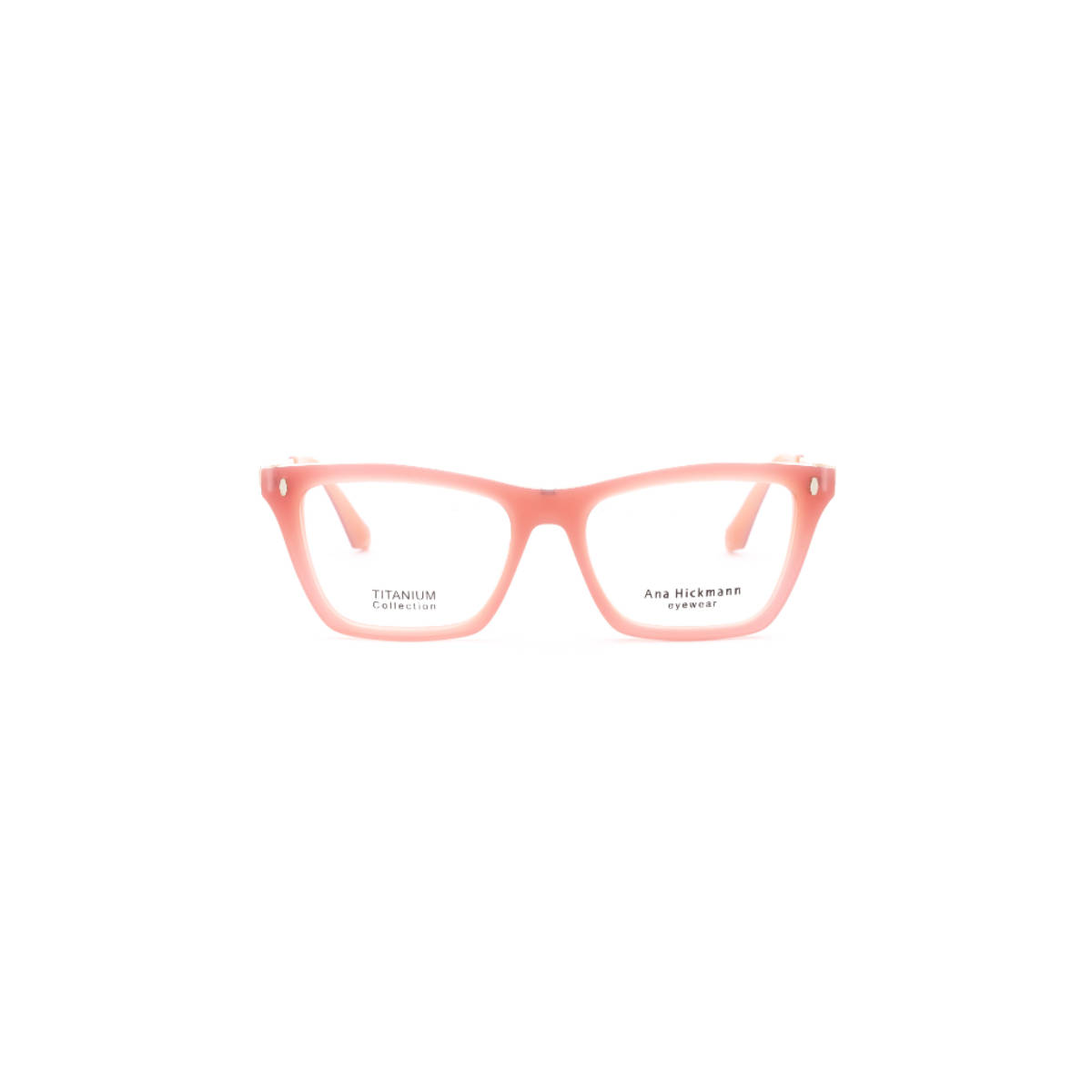 Ana Hickmann Women Eyewear Peach Acetate Frame (AH6565GTH01FR) (54)
