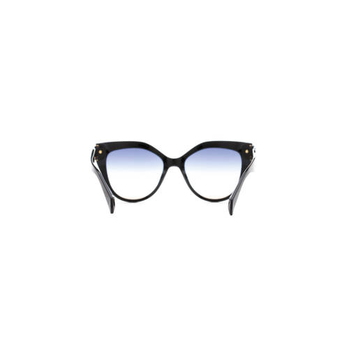 Ana Hickmann Blue Oval Frame Oval Sunglasses with Black Lenses Ana Hickmann Oval Sunglasses – 100% UV Protection & Free  main image 4