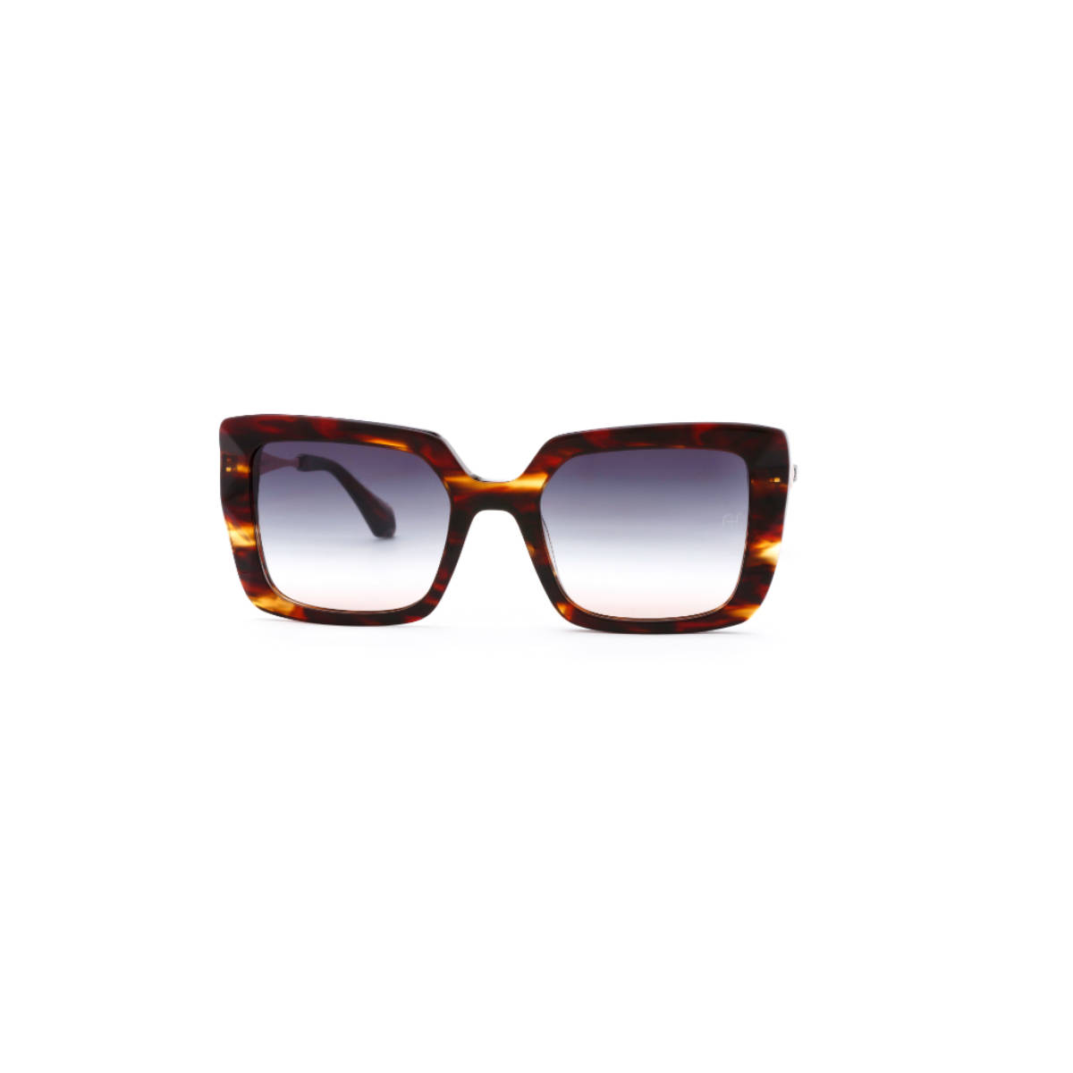 Ana Hickmann Women Sunglasses Havana Brown Acetate Frame & Grey Colored Lens (AH9422E01SG) (54)